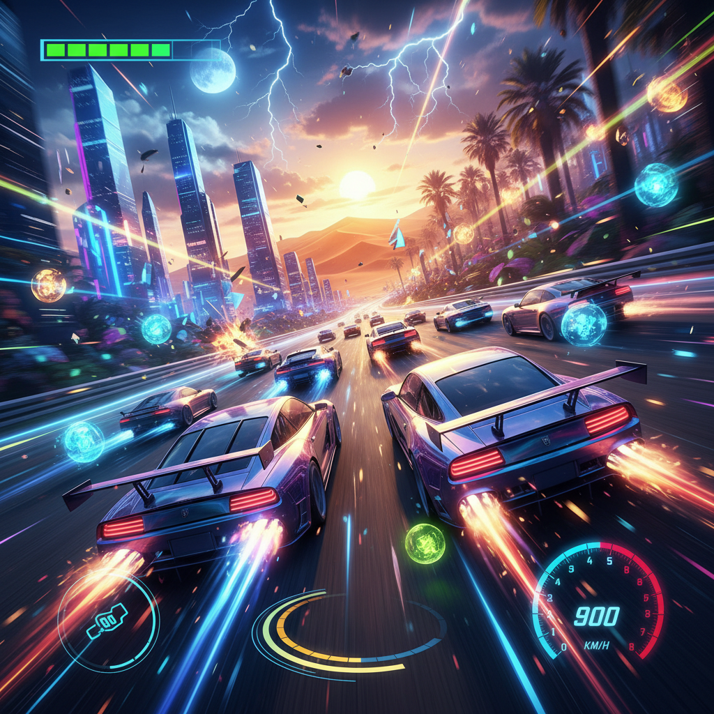 Velocity Combat Circuit - 3D Racing by Jabali AI