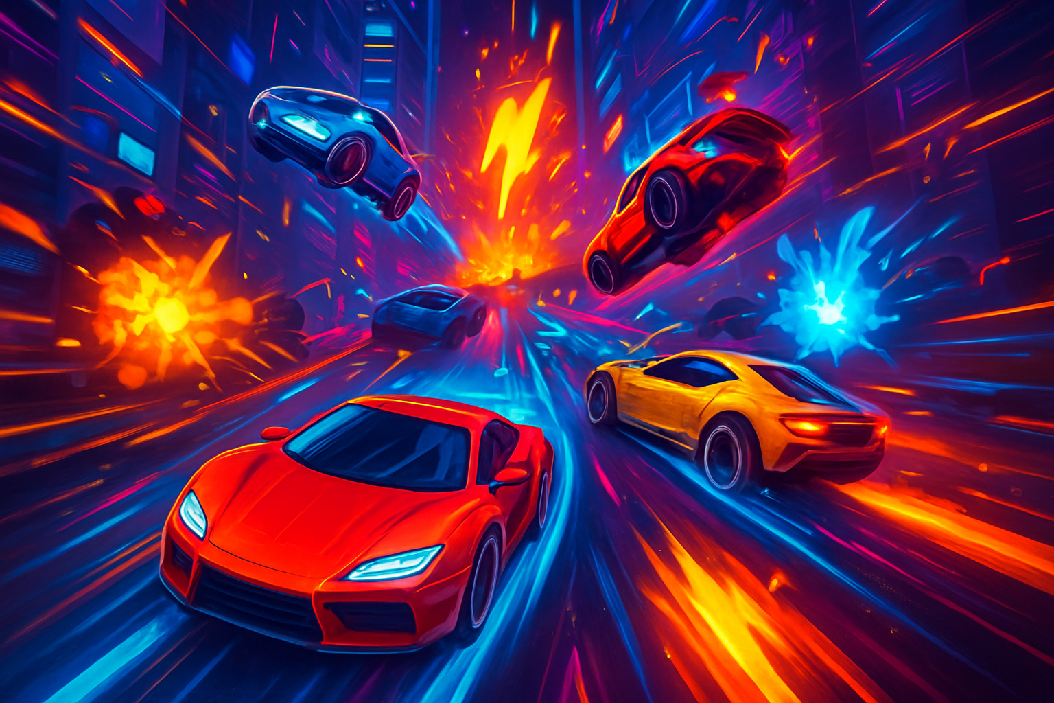 Vertical Nitro Rush - 3D Racing by Jabali AI