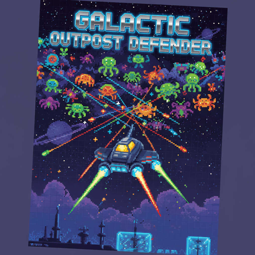 Galactic Outpost Defender - Fixed Shooter Arcade by Jabali AI