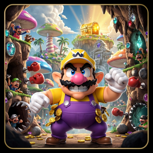 Wario - 3D Character Simulation by Jabali AI