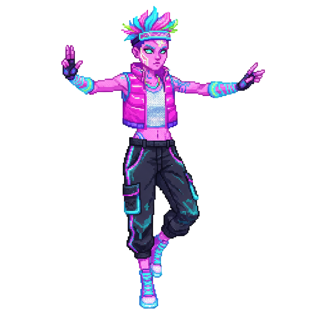 Neon Nova - Jabali AI Poster