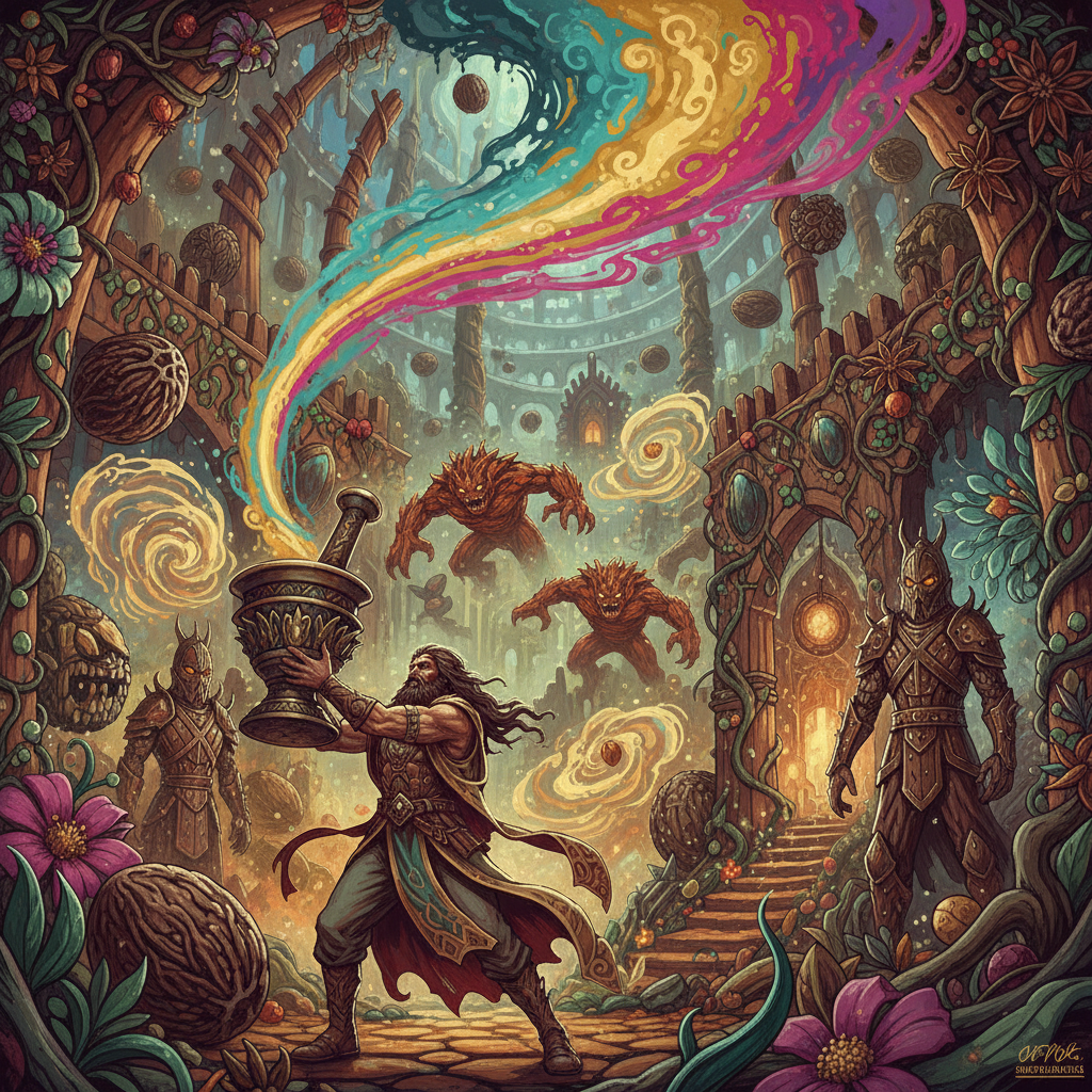 Spicebound Labyrinth - Dungeon Crawler RPG by Jabali AI