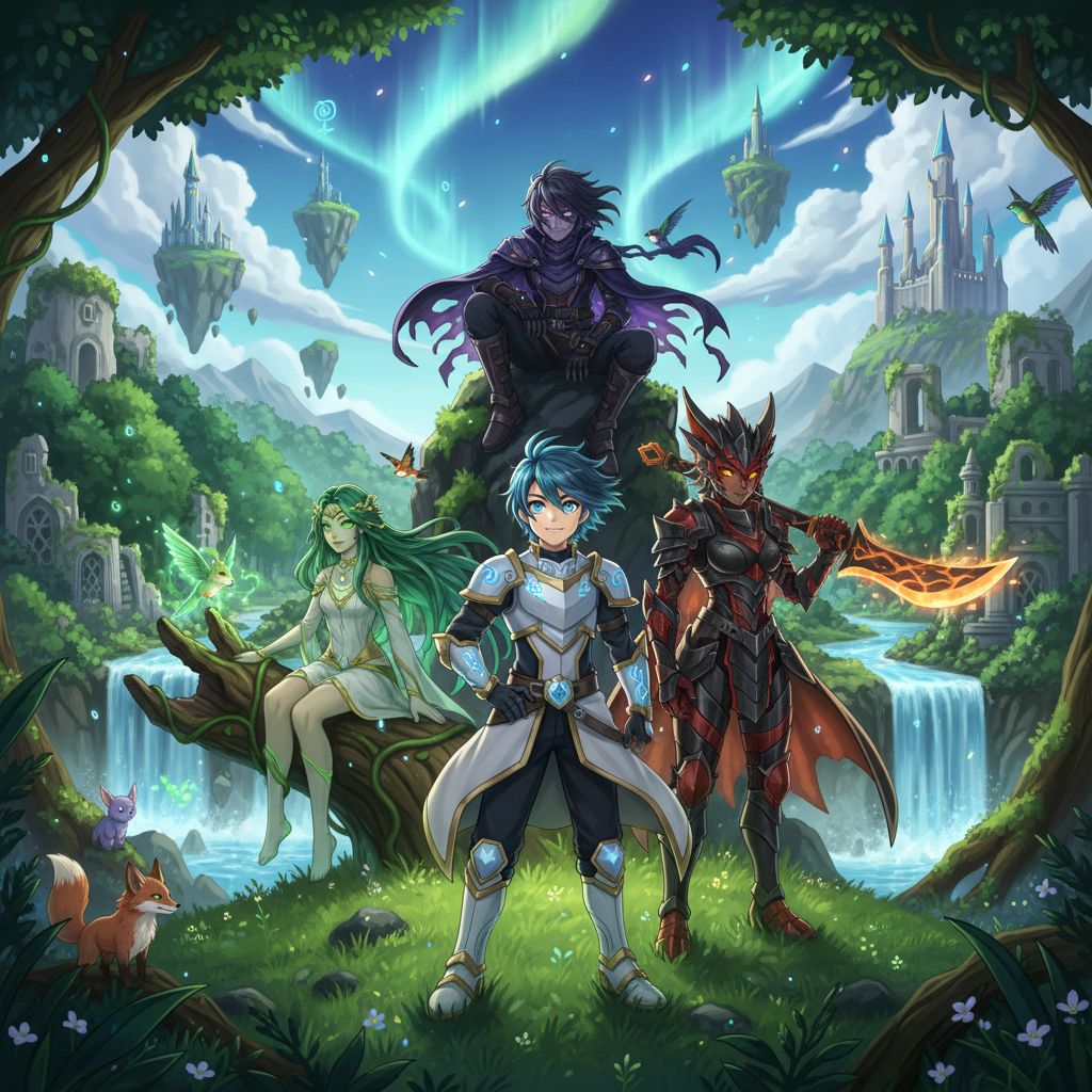 Legends of Elarion - Jabali AI Poster