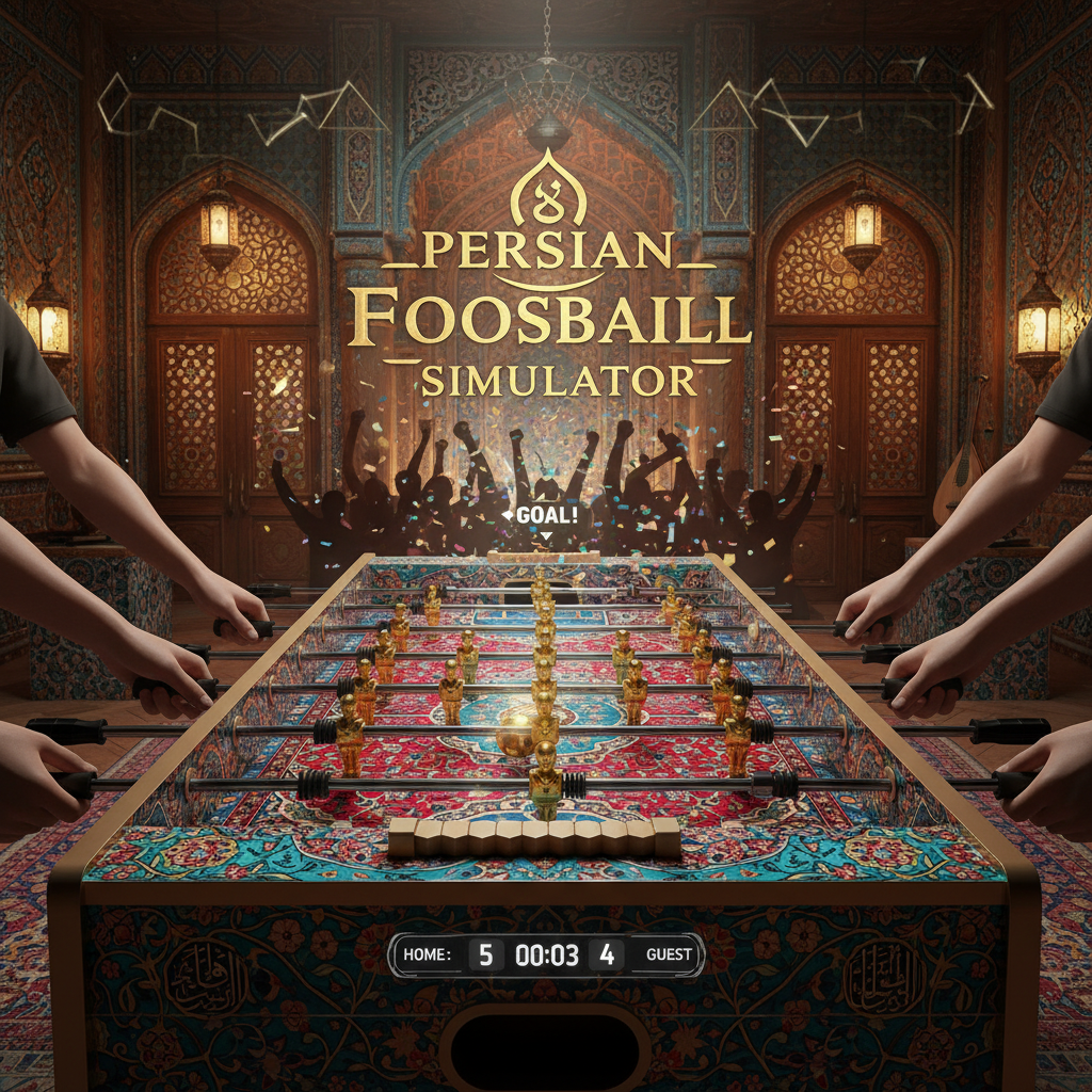 Persian Table Soccer - 3D Open World by Jabali AI