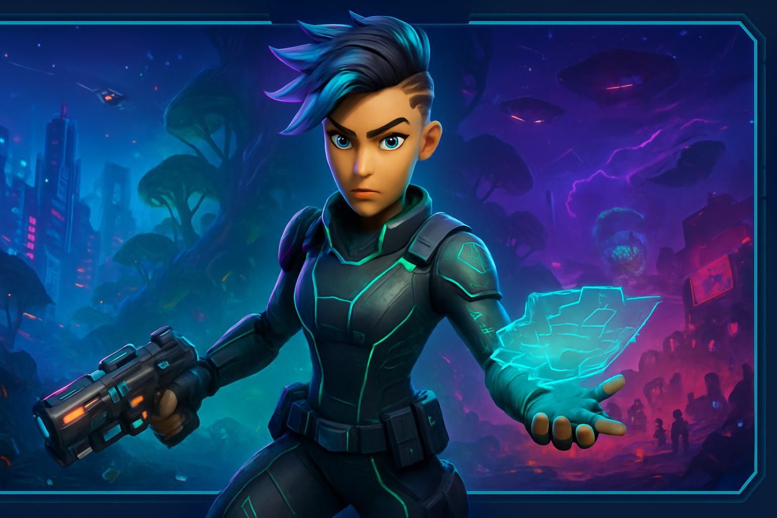 Nova Straylight - 3D Character Simulation by Jabali AI