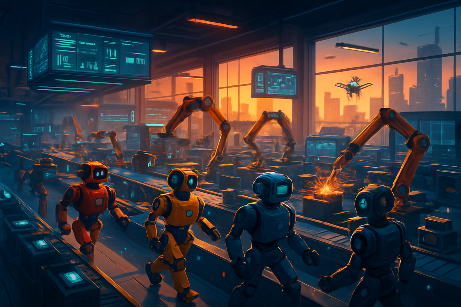 Automaton Factory Tycoon - 3D Open World by Jabali AI