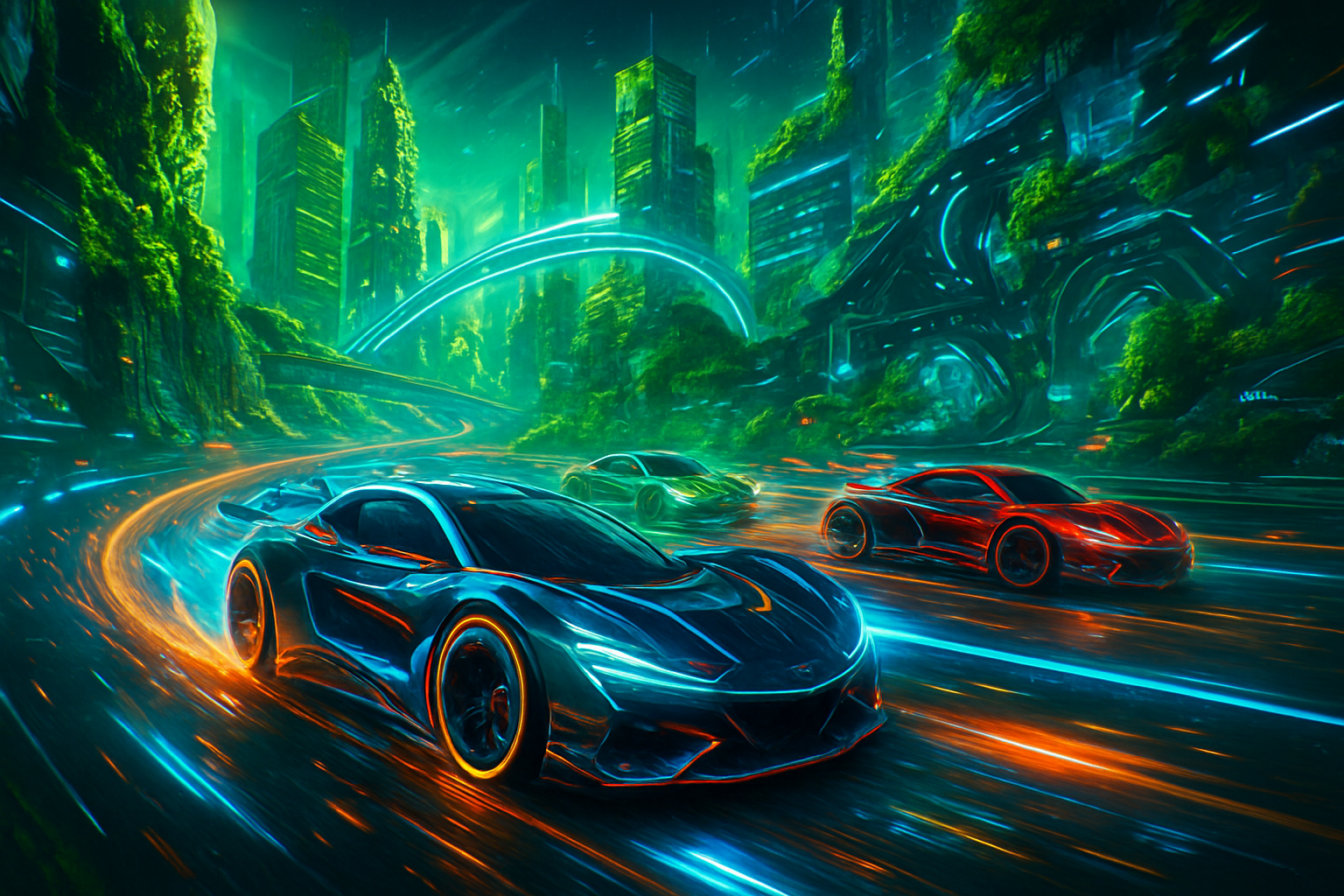 Synergy Rush: Eco Racers - 3D Racing by Jabali AI