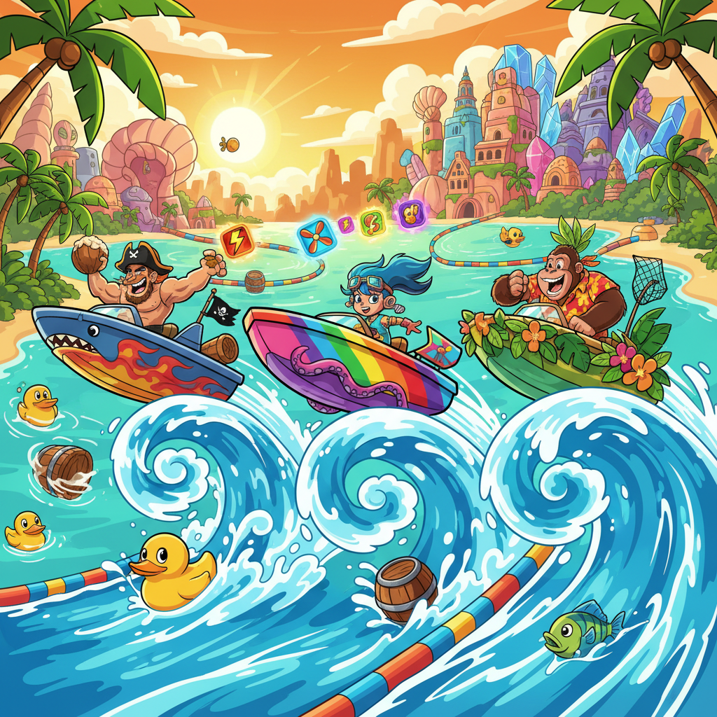 Wave Rush Rivals - 3D Racing by Jabali AI
