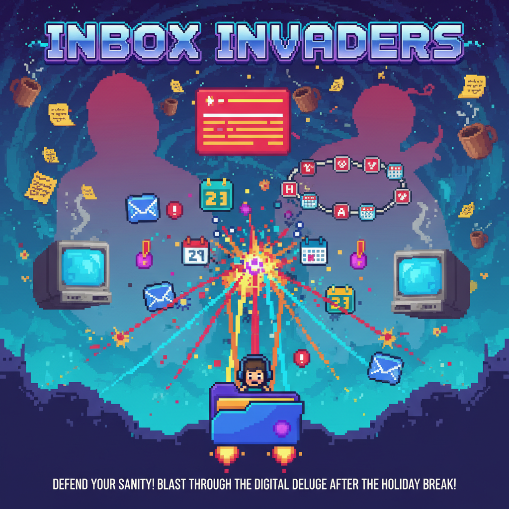 Inbox Invaders - Fixed Shooter Arcade by Jabali AI