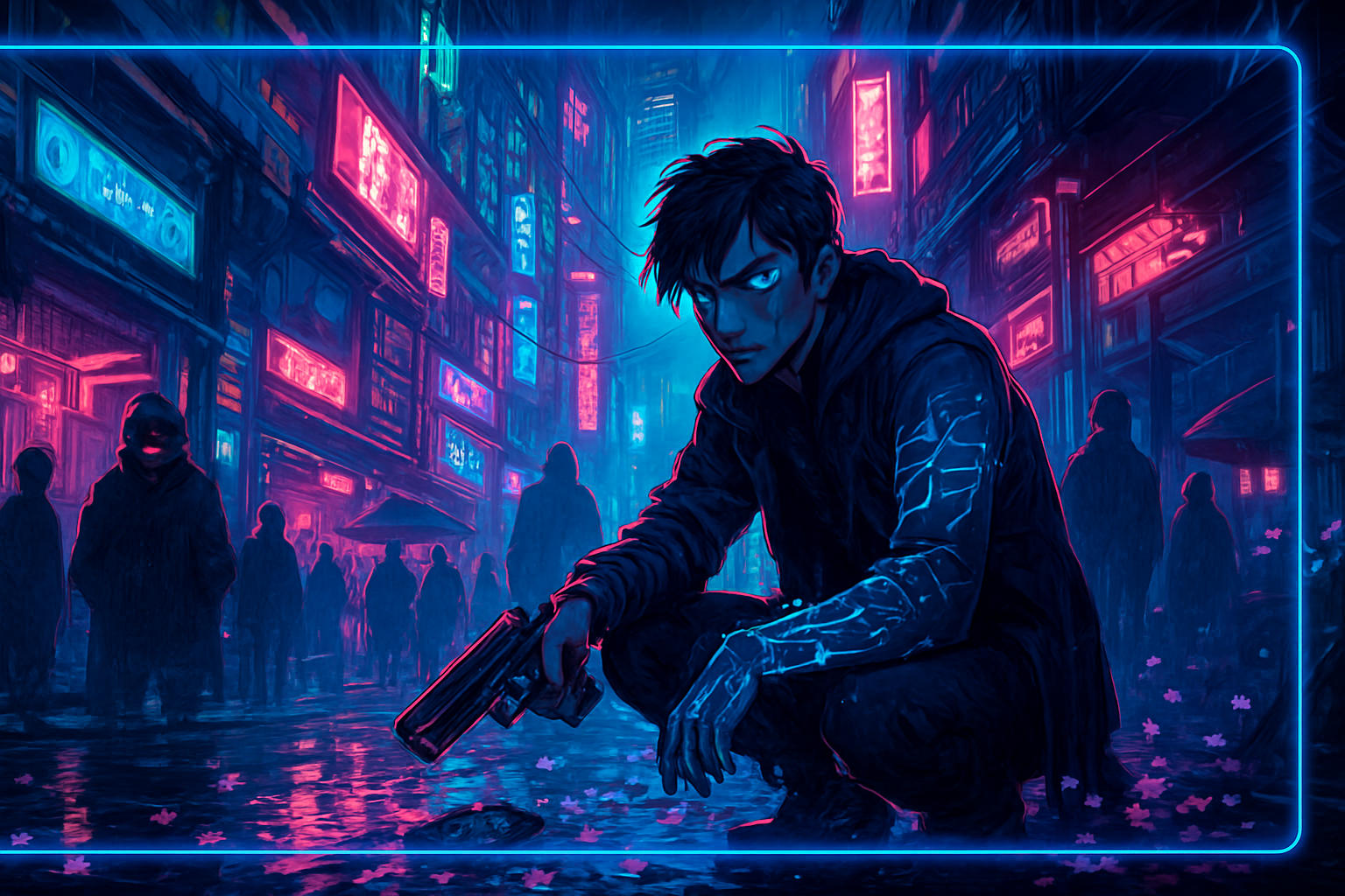 Neon Ghost Protocol - Branching Interactive Story by Jabali AI