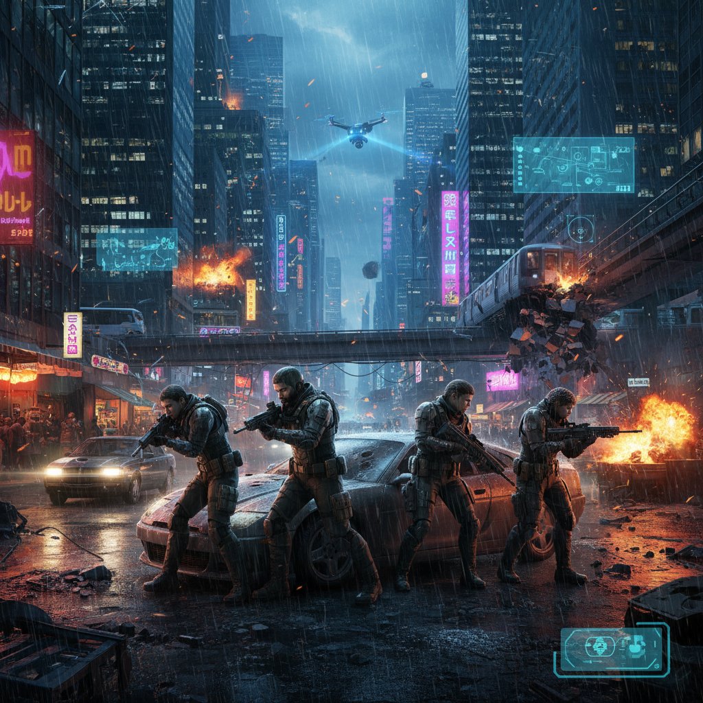 Cityline Survival - Jabali AI Poster