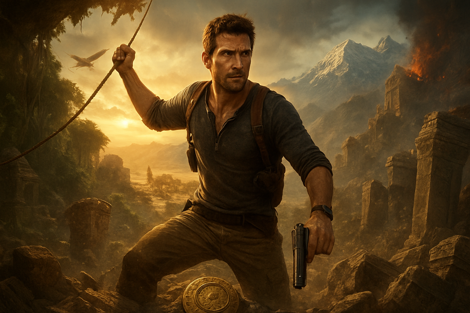 Nathan Drake - 3D Character Simulation by Jabali AI