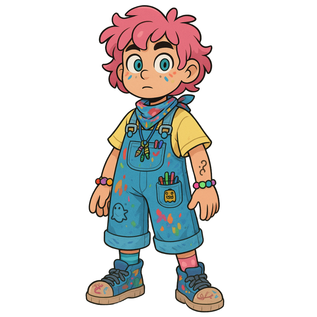 Inkley Scribbs - Character Life Simulation by Jabali AI
