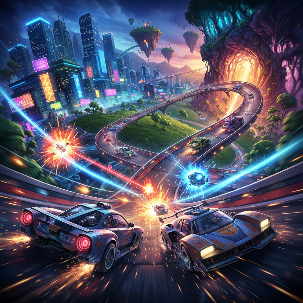 Turbo Rival: Combat Racers - 3D Racing by Jabali AI