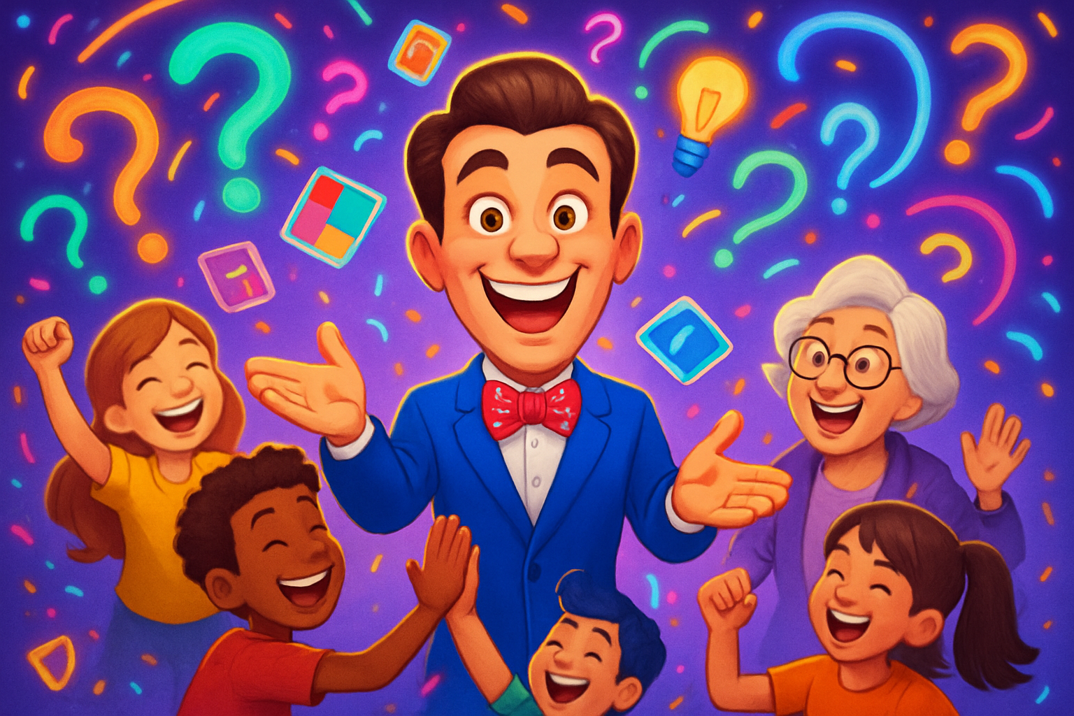 Neon Dunk Showdown - Trivia Game by Jabali AI