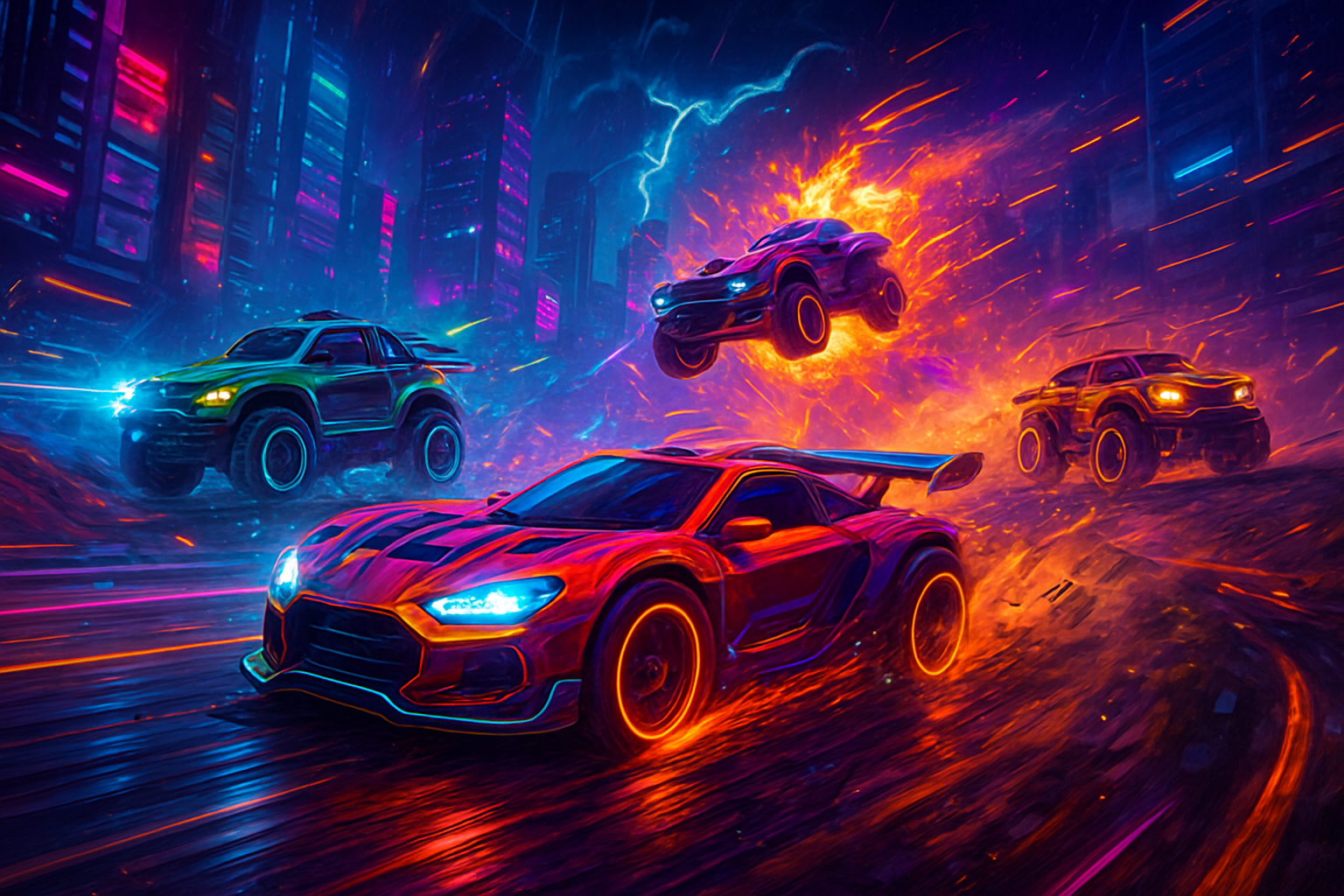 Turbo Carnage Circuit - 3D Racing by Jabali AI