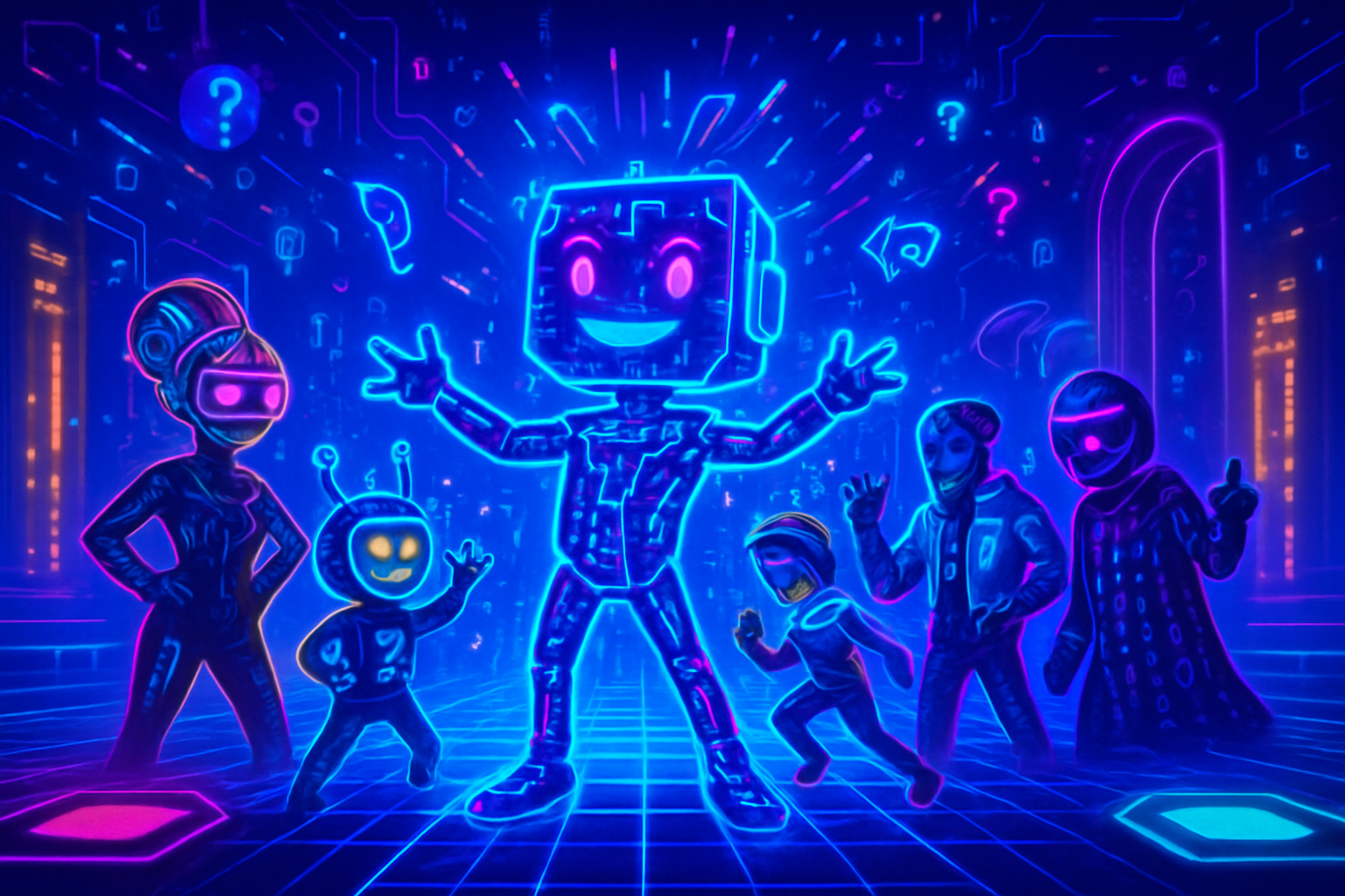 **Cyberspace Showdown: Mainframe Mayhem** - Trivia Game by Jabali AI