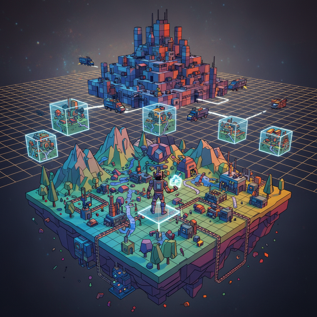 Worlds Within Machines - 3D Open World by Jabali AI