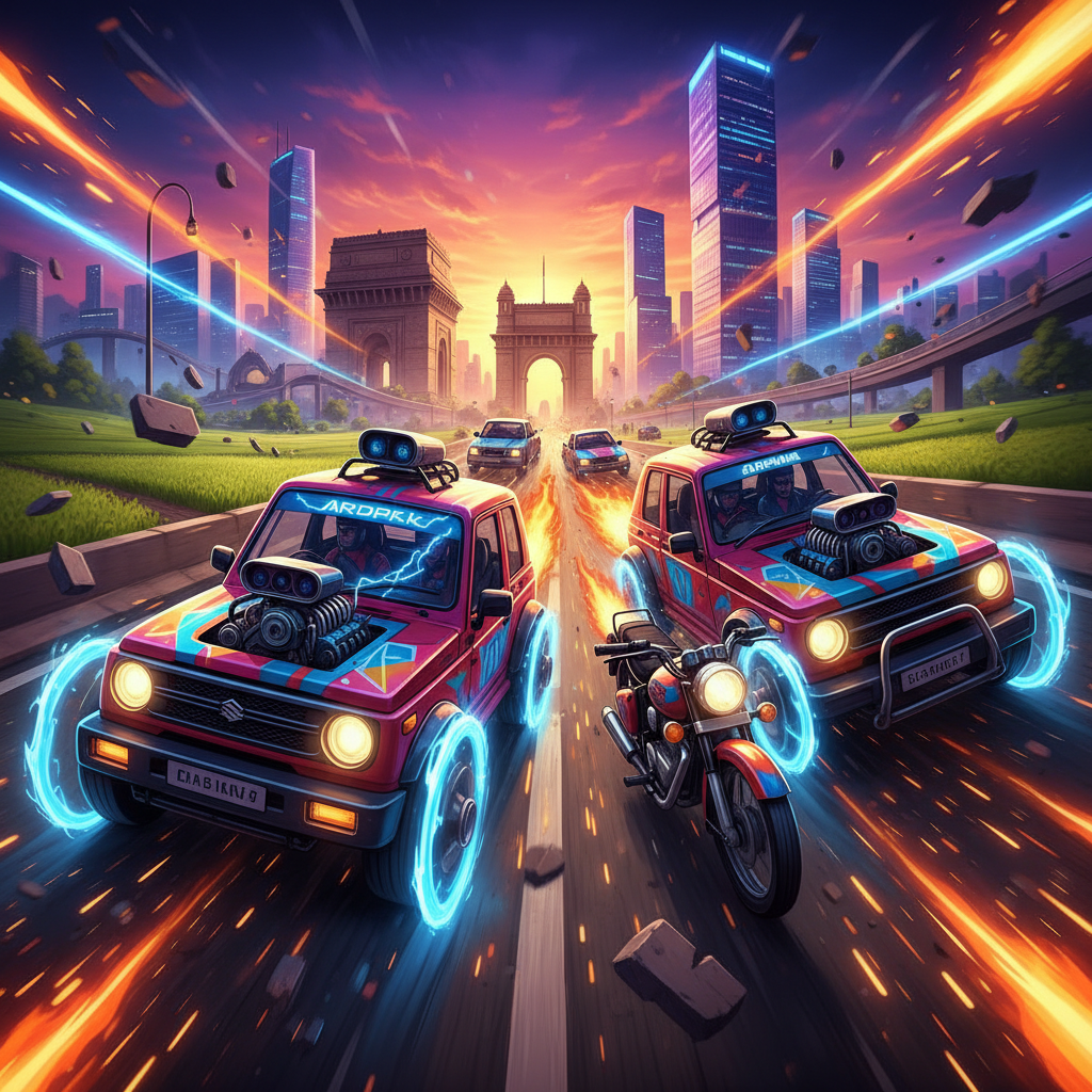 Rage Roads: India - 3D Racing by Jabali AI