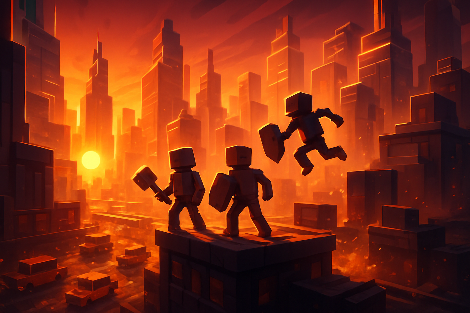 Metablock City Shift - 3D Open World by Jabali AI