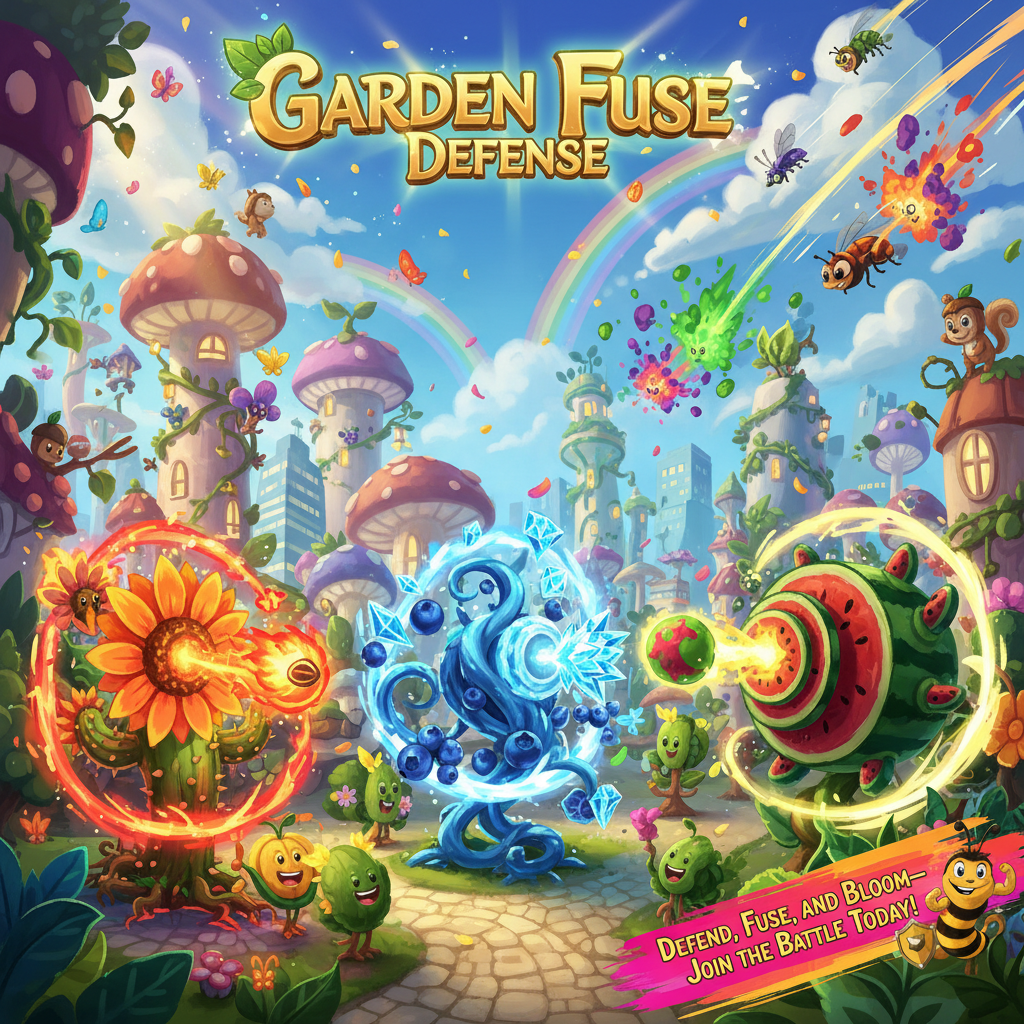 Garden Fuse Defense - Strategic Defense Arcade by Jabali AI