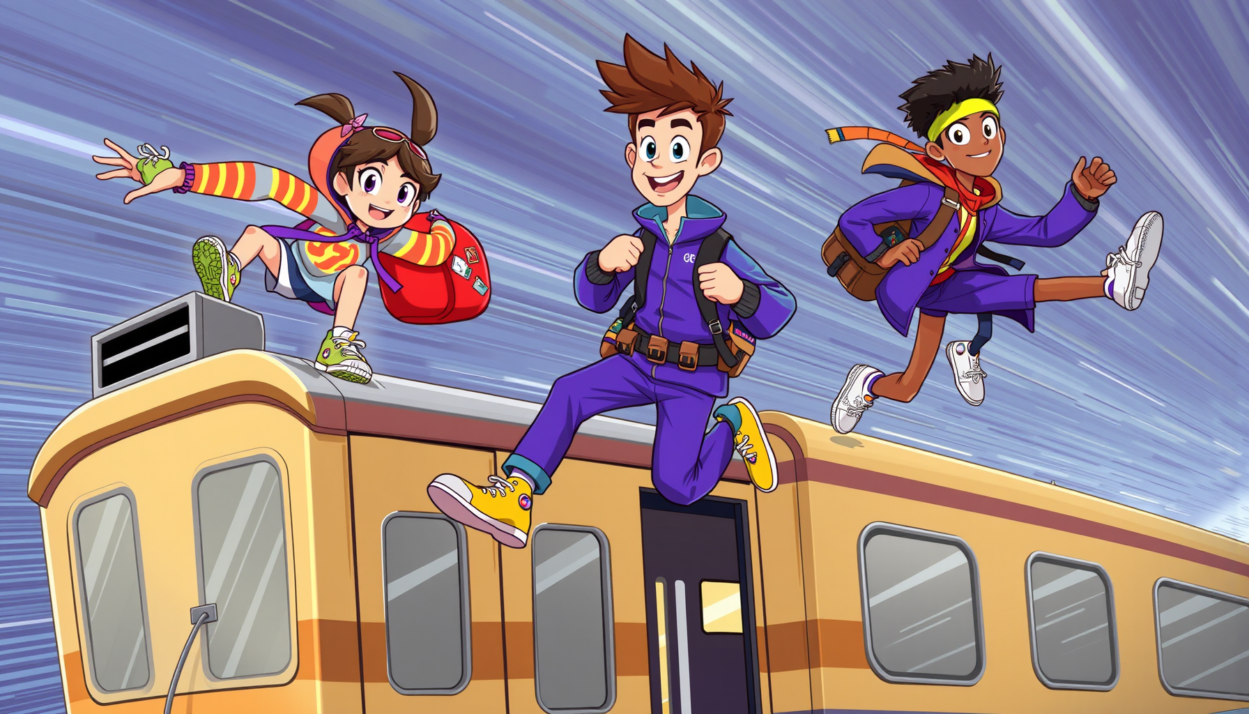 Trainbound Trekkers - Endless Tapping by Jabali AI
