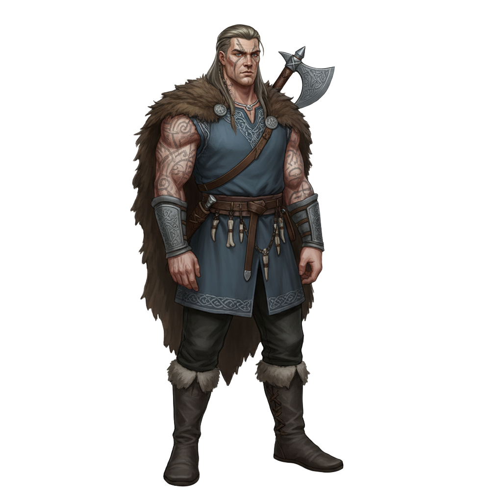 Eirikr Skaldbane - Jabali AI Poster
