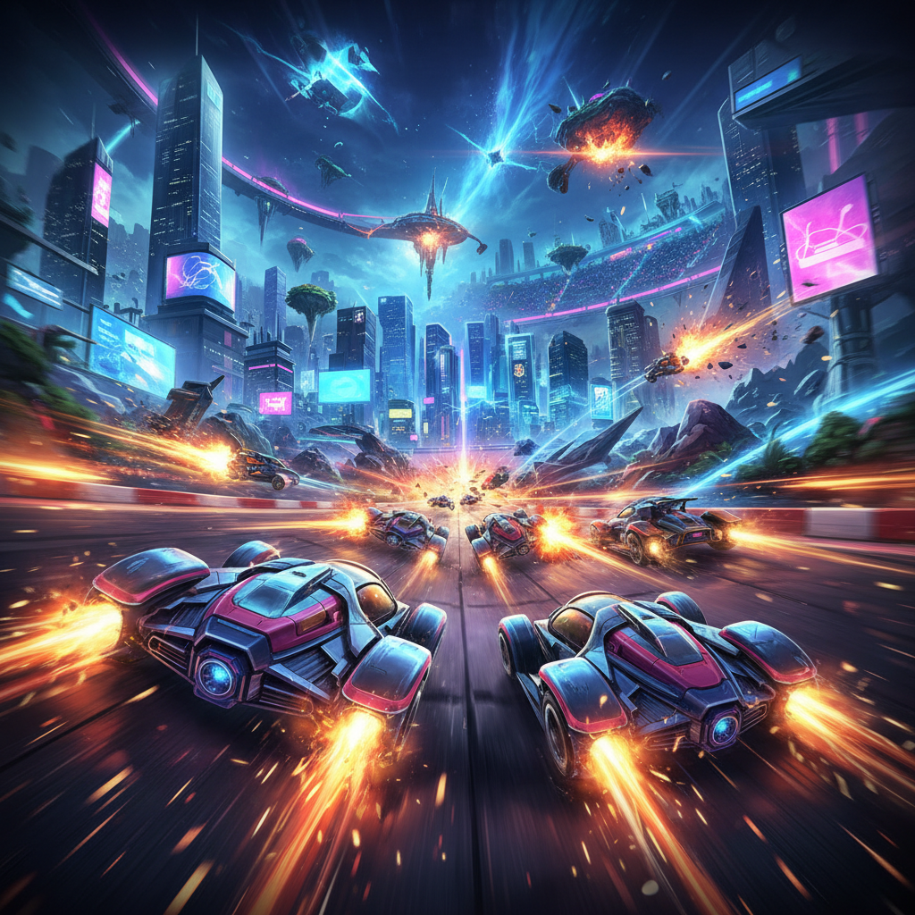 Neon Apex Rivals - 3D Racing by Jabali AI