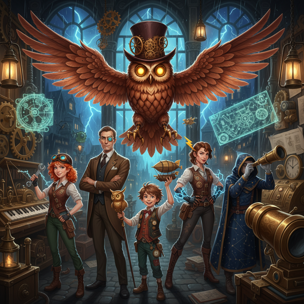 Clockwork Conundrum Tournament - Trivia Game by Jabali AI