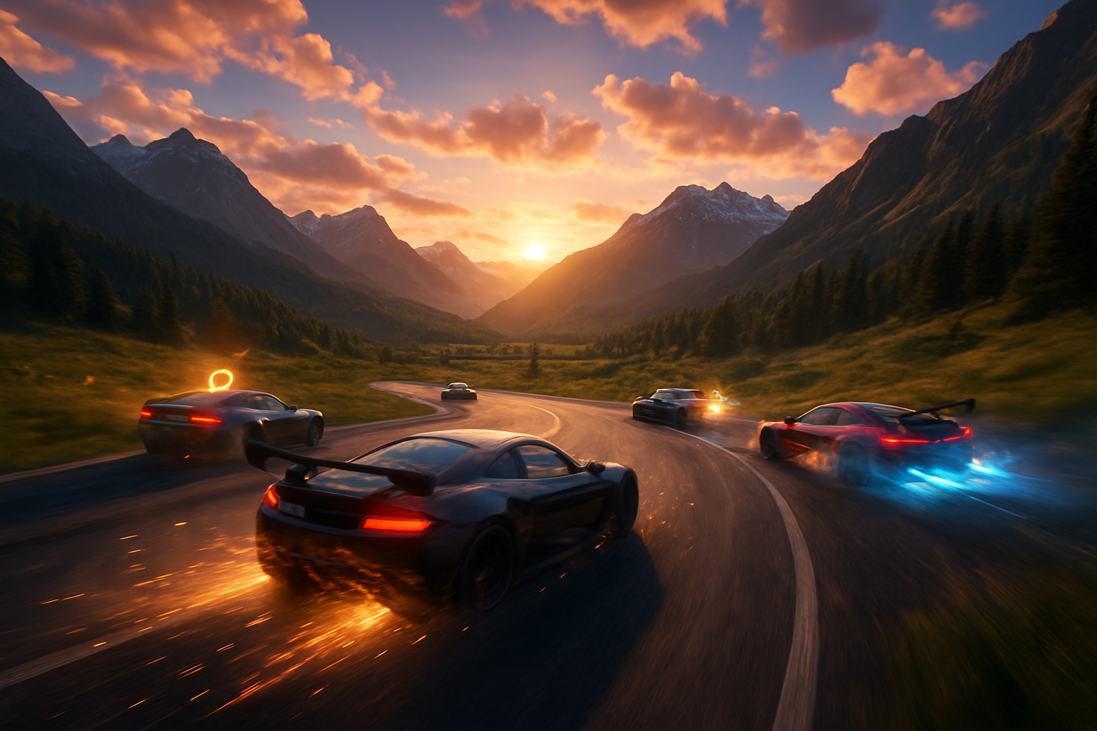Valley Rivals: Asphalt Combat - 3D Racing by Jabali AI