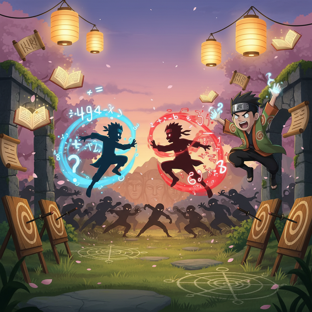 Ninja Math: Jutsu Clash - Trivia Game by Jabali AI