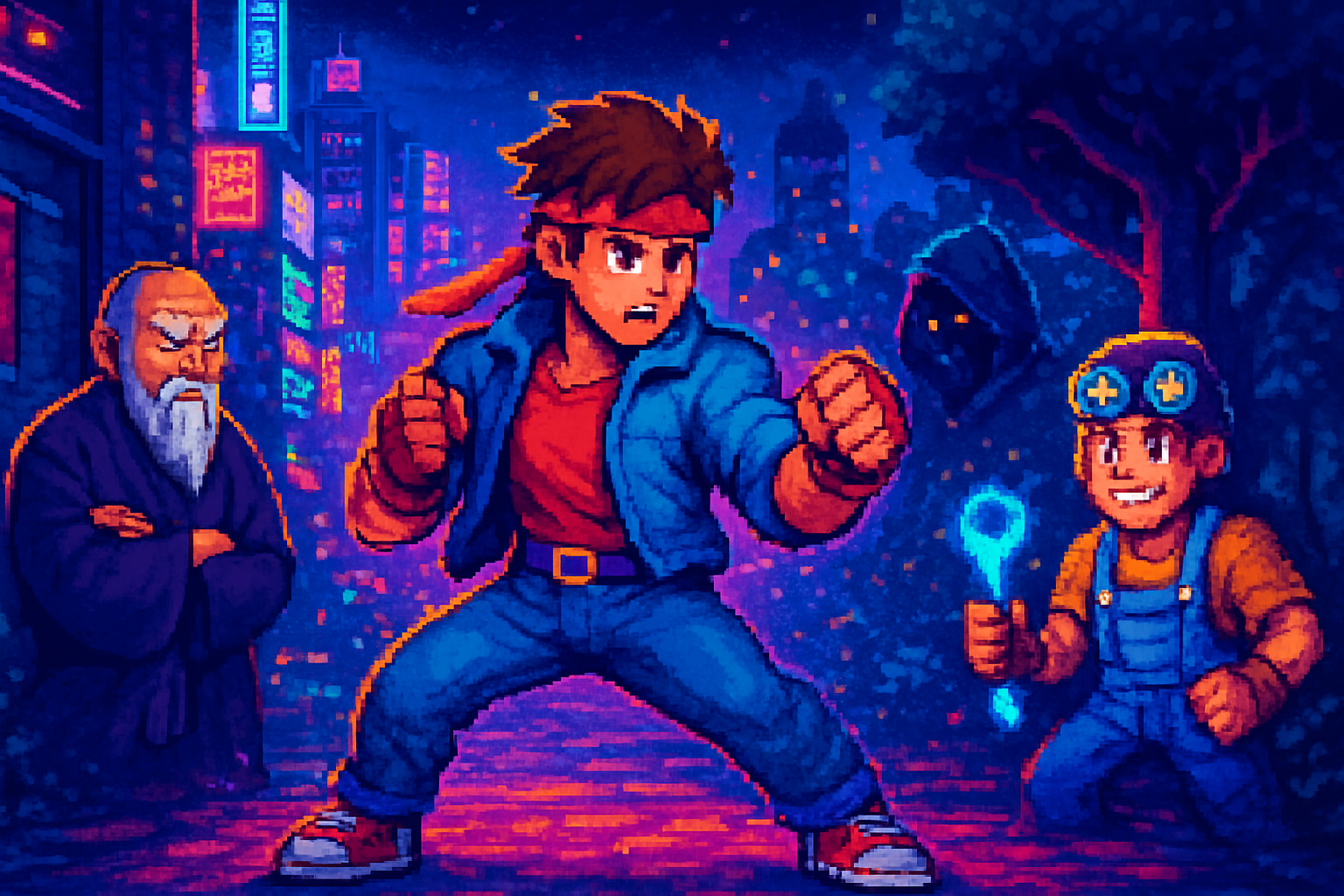 Neon Rivals - Adventure RPG by Jabali AI