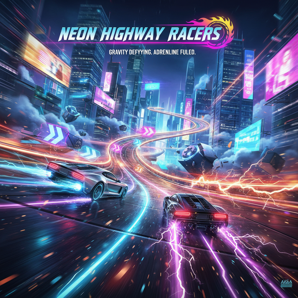 Neon Rivals: Turbo Duel - 3D Racing by Jabali AI