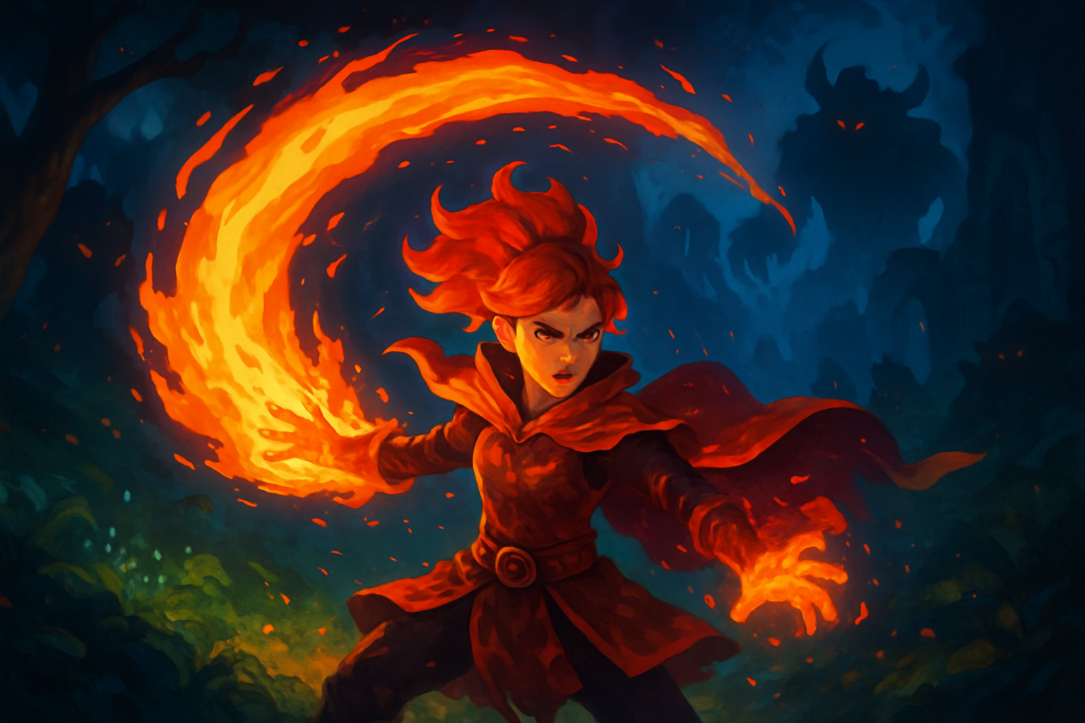 Pyra: Fire Against Shadow - Directional Shooter by Jabali AI