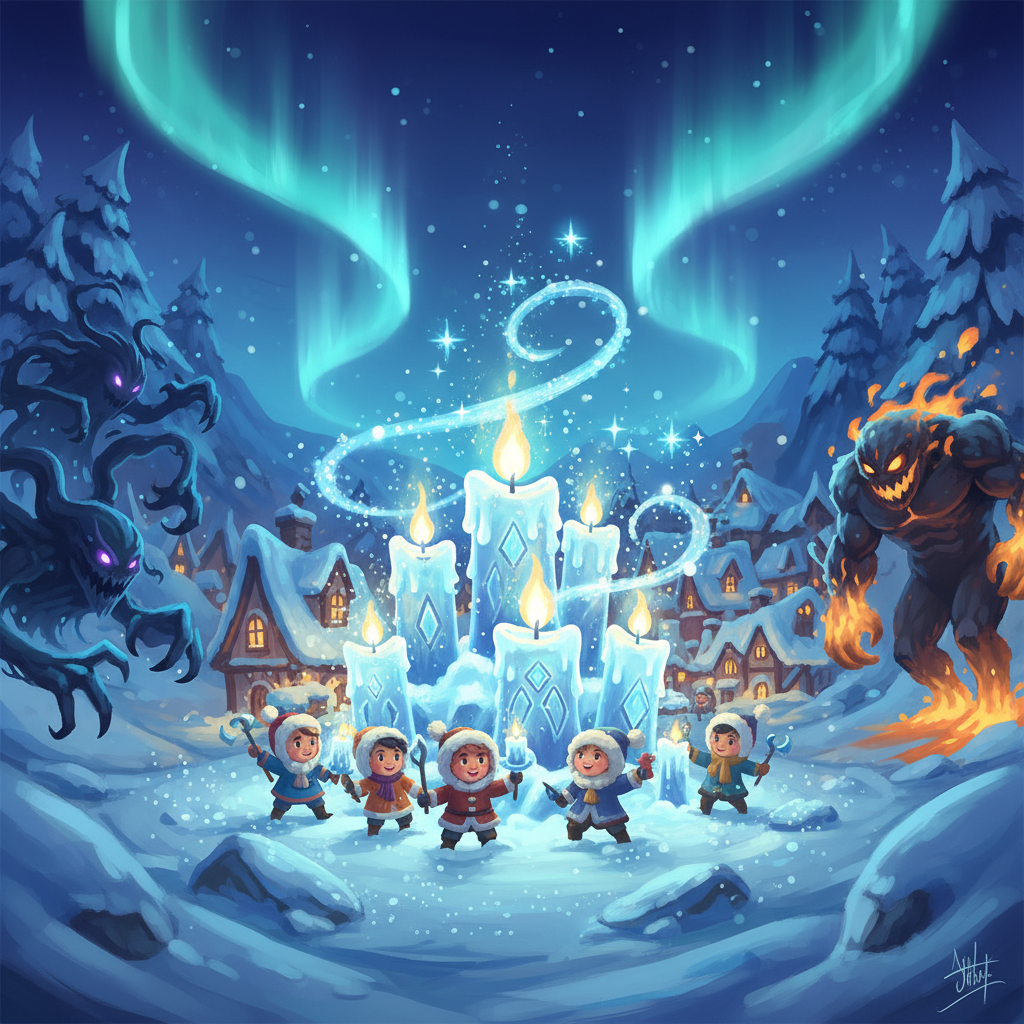 Winterlight Guardians - Jabali AI Poster