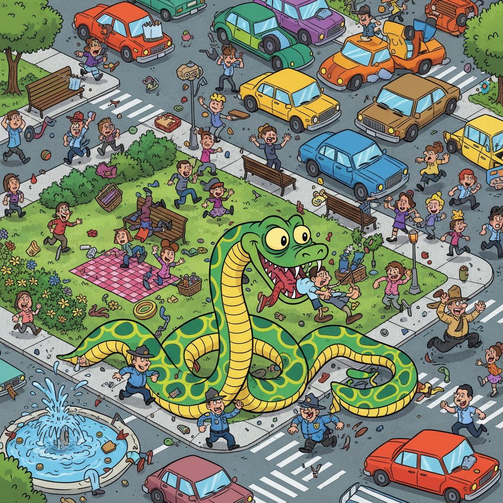 Snack Attack Park - Crossing Arcade by Jabali AI