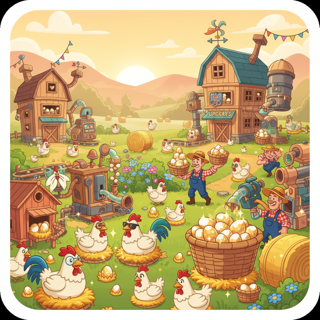 Egg Farm Frenzy - Idle RPG by Jabali AI