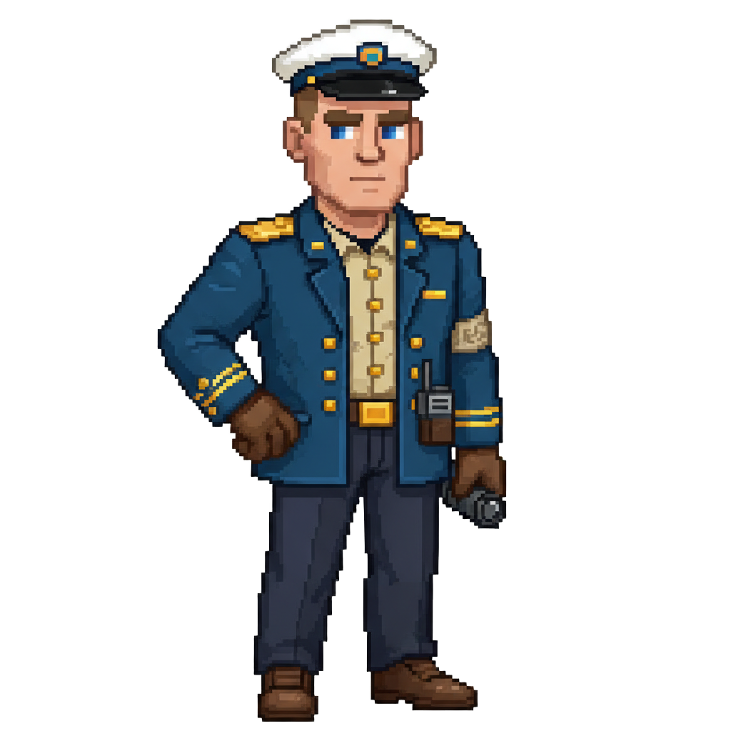 Harbor Officer Sam Shelby - Jabali AI Poster