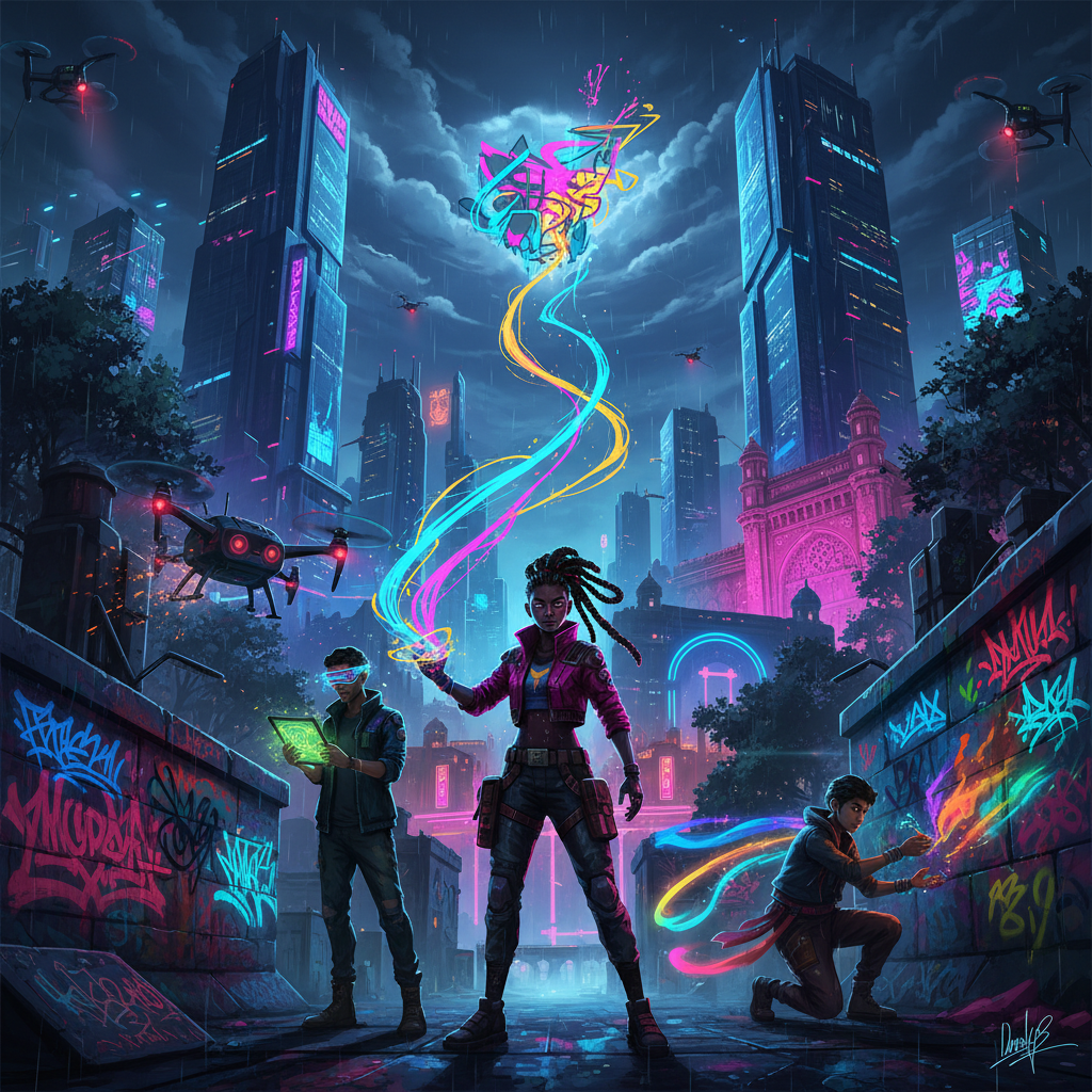 Neon Rebellion - Adventure RPG by Jabali AI