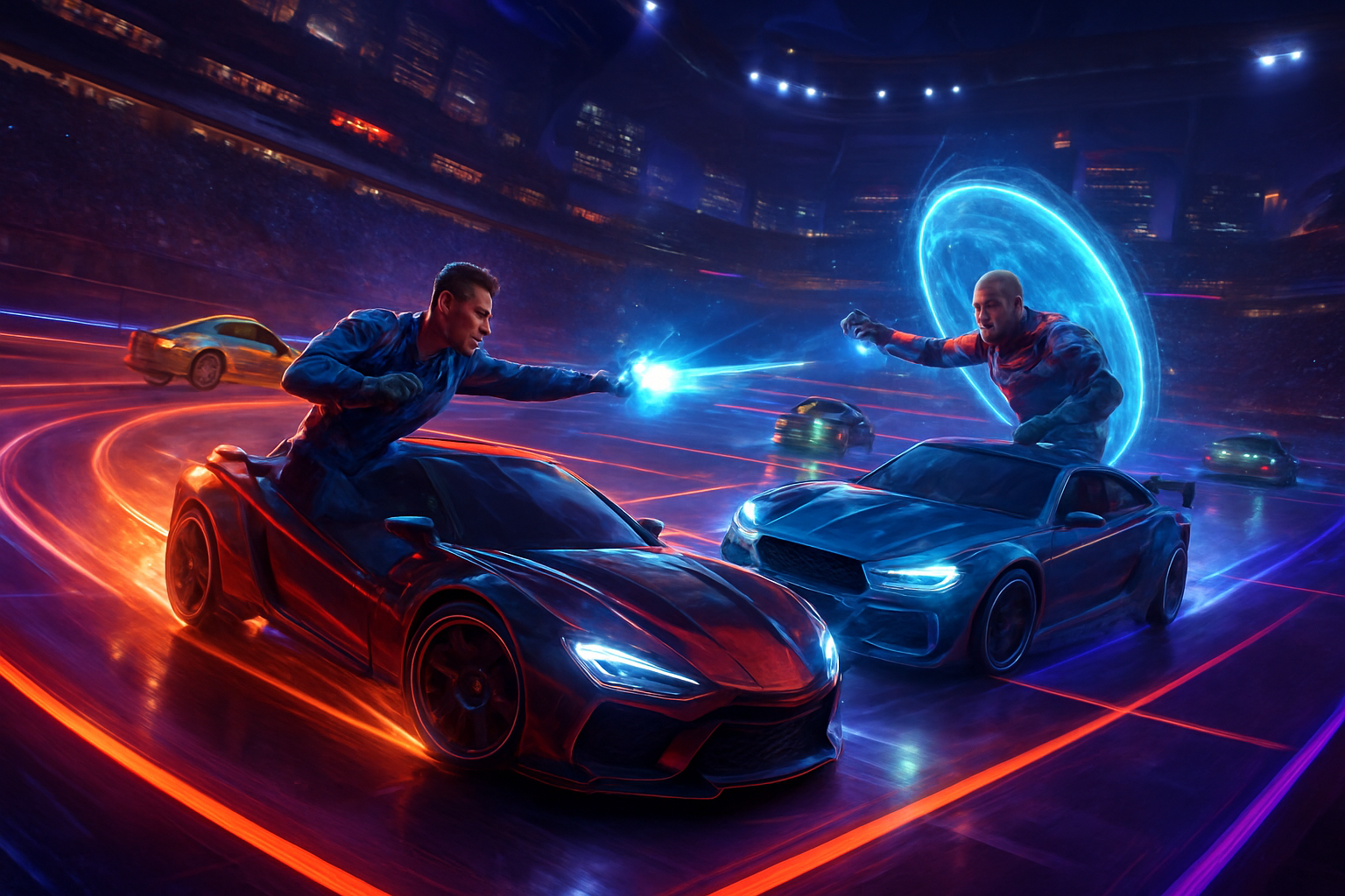 Neon Rivals: Turbo Clash - 3D Racing by Jabali AI
