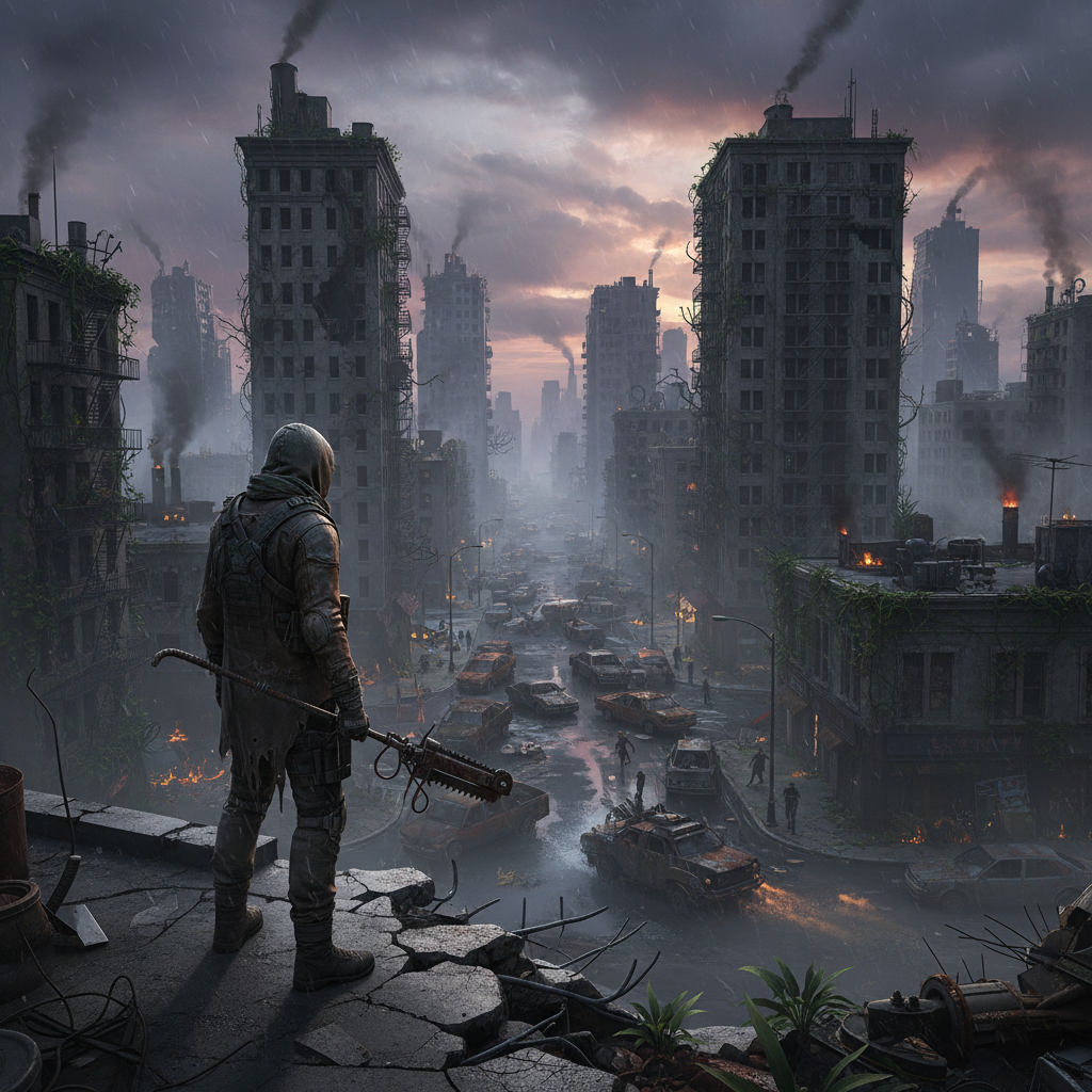 Ruins of the Fallen City - Jabali AI Poster