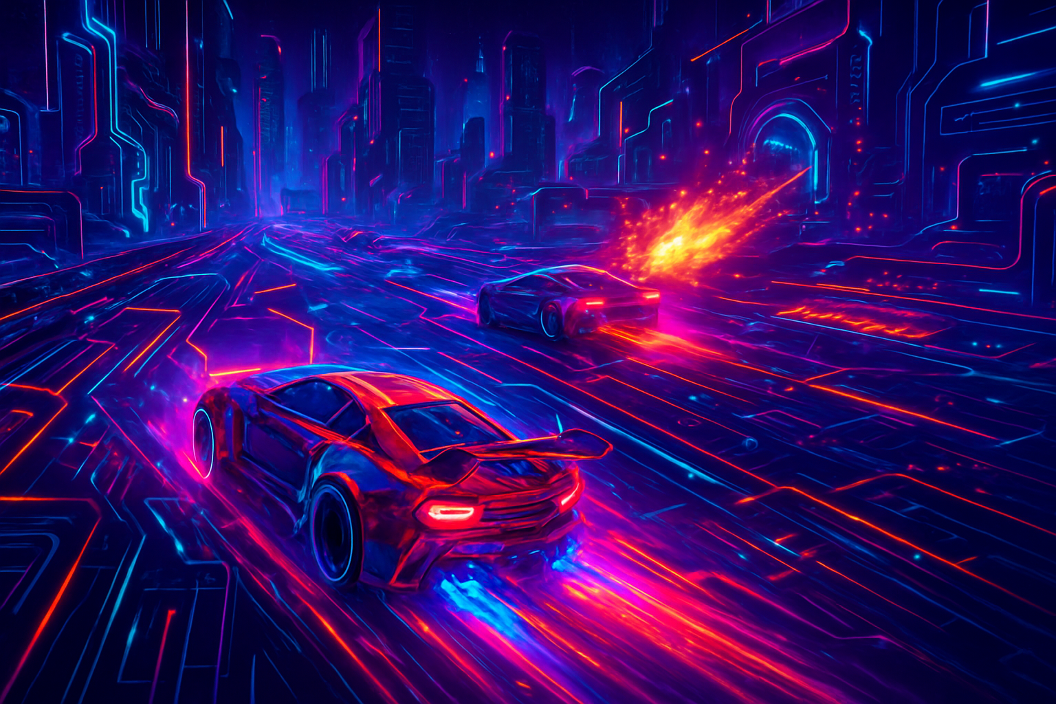 Heat Circuit: Neon Racers - 3D Racing by Jabali AI