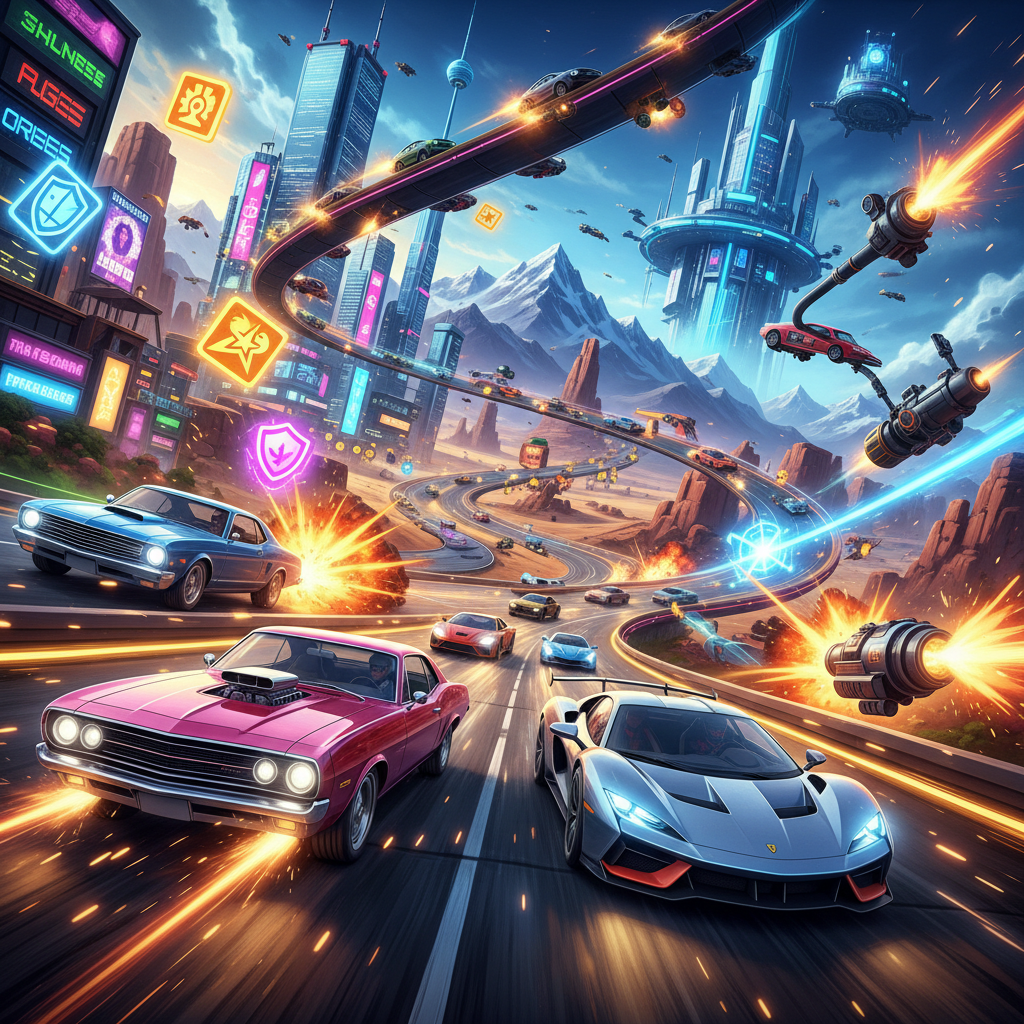 Velocity Rivals: Combat Circuit - 3D Racing by Jabali AI
