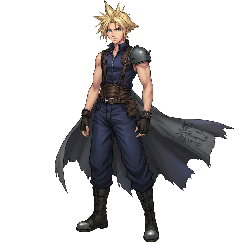 Cloud Strife - Jabali AI Poster