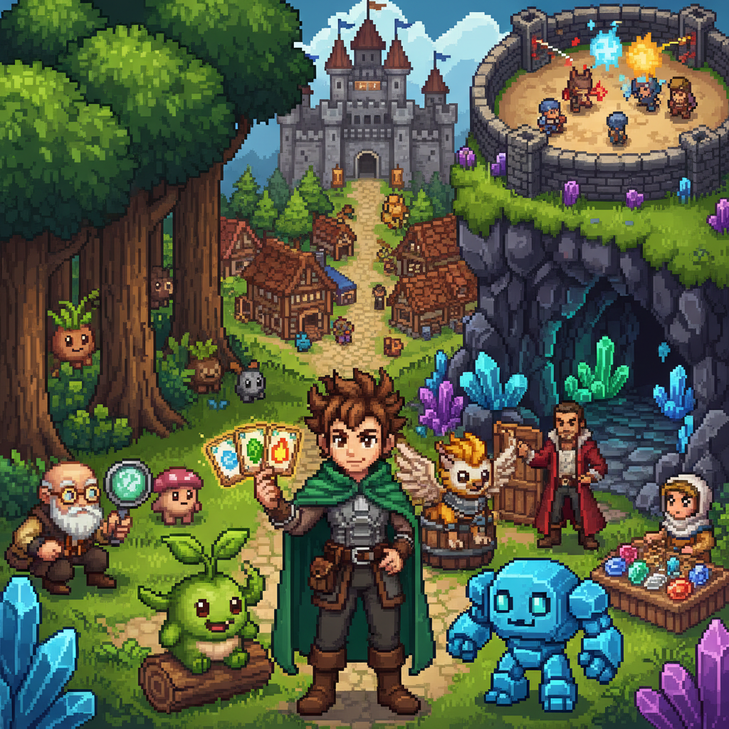 Pixel Monster Quest - Adventure RPG by Jabali AI