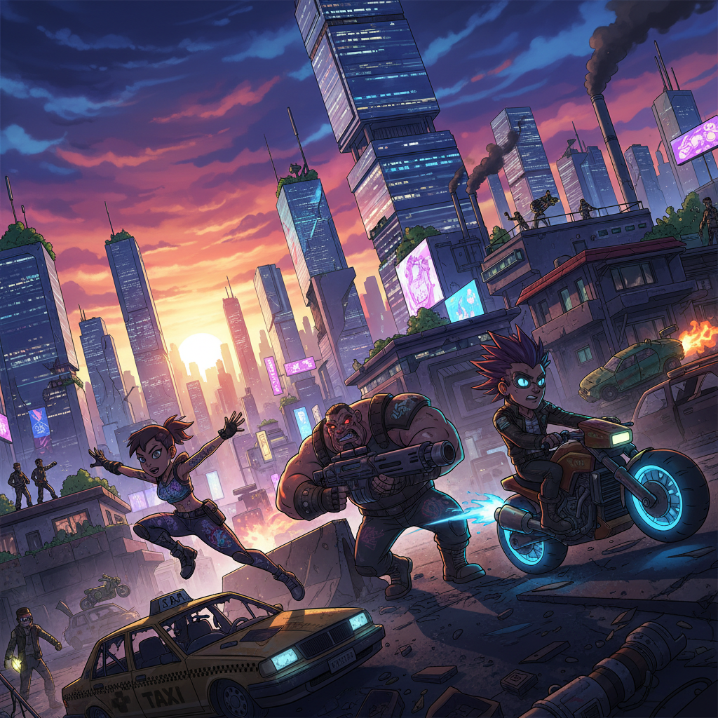 Urban Arena Rush - Jabali AI Poster