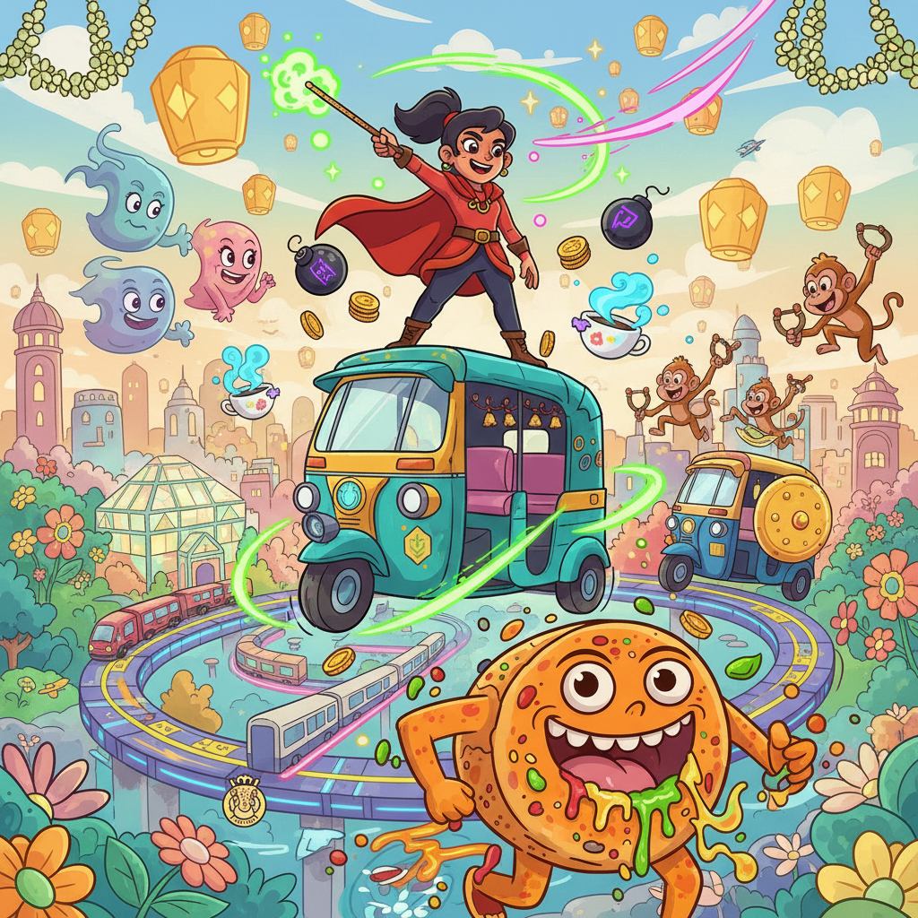Auto-Wizard: Bengaluru Blitz - Dungeon Crawler RPG by Jabali AI