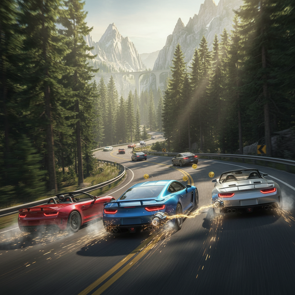 Mountain Mayhem: Road Rivals - 3D Racing by Jabali AI