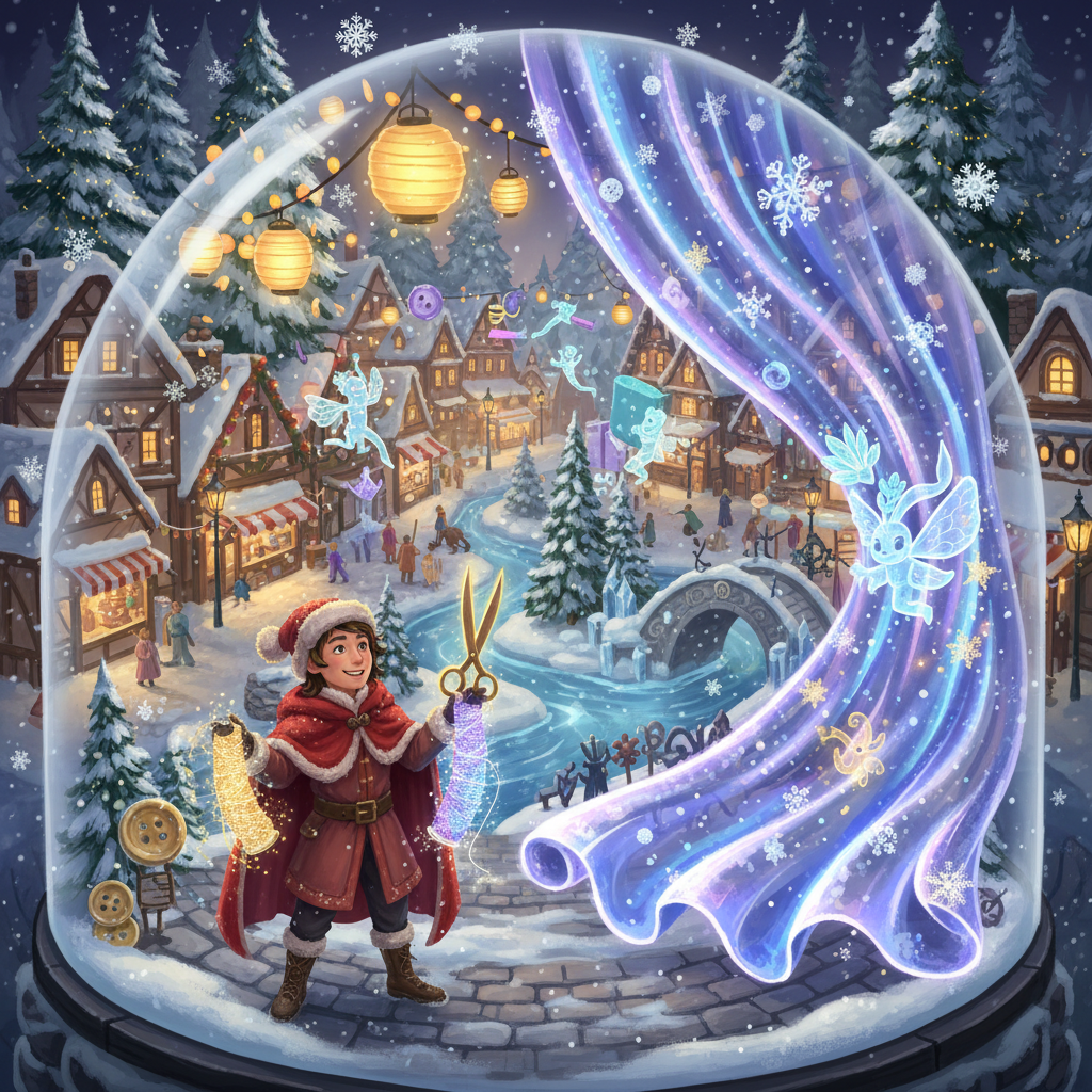 Curtains of Winter - Jabali AI Poster