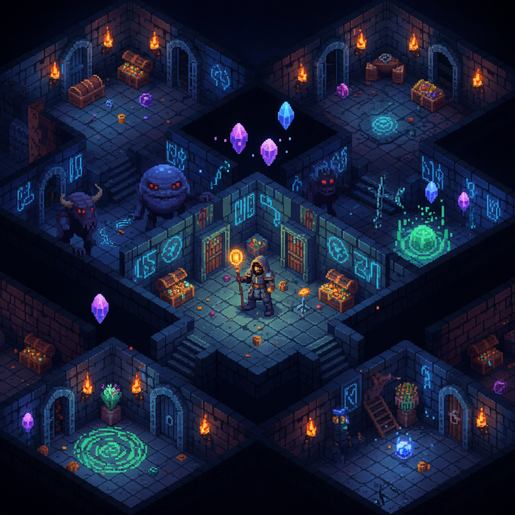 Frostbane Labyrinth - Dungeon Crawler RPG by Jabali AI